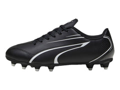Tenis de Fútbol PUMA Vitoria Negro y Blanco para Niño