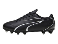 Tenis de Fútbol PUMA Vitoria Negro y Blanco para Niño