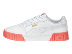Tenis PUMA Carina 2.0 Blanco y Rosa para Mujer