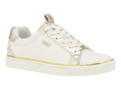 Tenis GBG GG Blanco con Dorado para Mujer