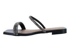 Sandalias Luna Rosa Negro para Mujer