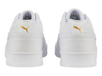 Tenis PUMA RBD Game Low Blancos con Dorado para Mujer