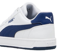 Tenis PUMA Caven 2.0 Blanco y Azul para Niño
