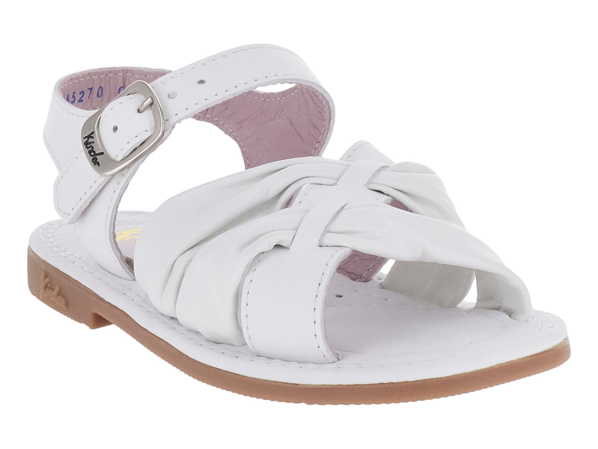 Sandalias Kinder Blancas para Niña
