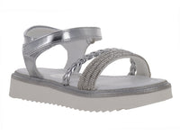 Sandalias Roze Plata para Niña