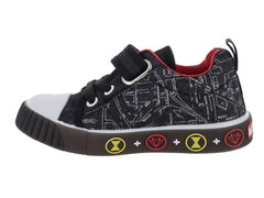 Tenis ATOK Negro con Rojo para Niño