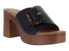 Sandalias ROZE Negras de Plataforma para Mujer