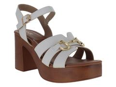 Sandalias ROZE Blancas de Plataforma para Mujer