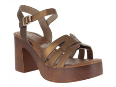 Sandalias ROZE Color Bronze para Mujer