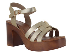 Sandalias ROZE Color Gold para Mujer