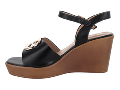 Sandalias Roze Plataforma Negro para Mujer