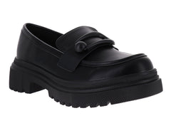 Zapatos Mocasines Roze Negro para Mujer
