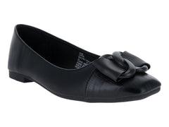 Zapatos Planos Roze Negro para Mujer
