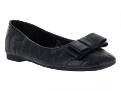 Zapatos Planos Roze Negros para Mujer