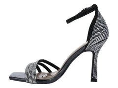 Sandalias de Tacón Roze Negro para Mujer