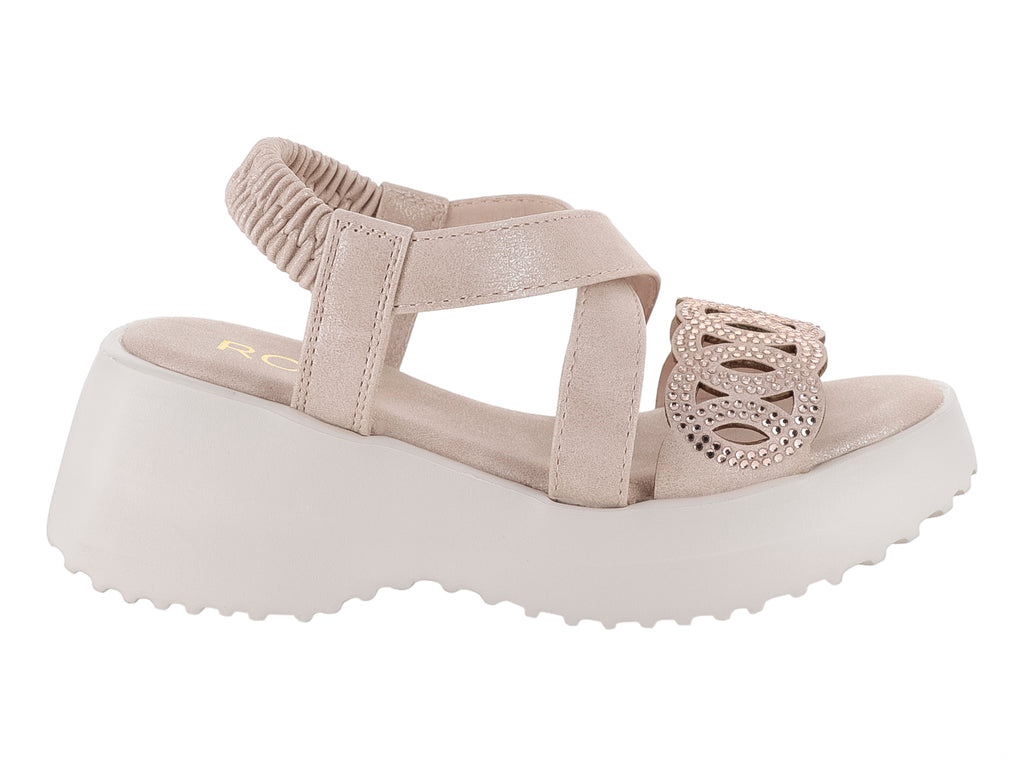 Sandalias Baizhen Roze 24P704 Para Niña