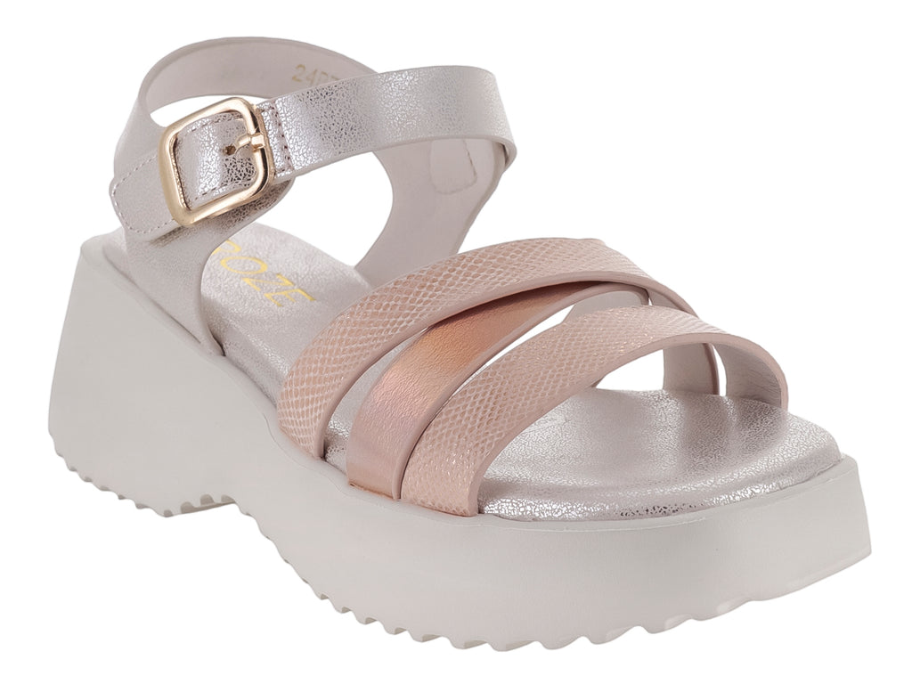 Sandalias Baizhen Roze 24P705 Para Niña