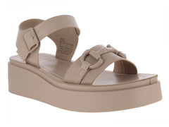 Sandalias Roze Beige de Plataforma para Mujer
