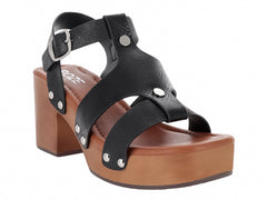 Sandalias ROZE Negro para Mujer