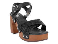 Sandalias ROZE Negro para Mujer