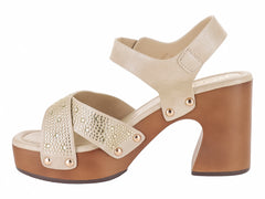 Sandalias ROZE Color Gold para Mujer