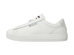 Tenis Tommy Hilfiger Cupsole Sneaker Ecru para Mujer