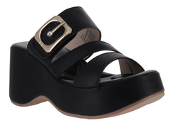 Sandalias Roze Plataforma Negro para Mujer