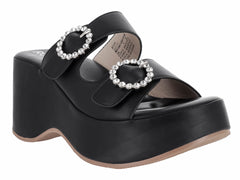 Sandalias ROZE Plataforma Negro para Mujer