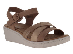 Sandalias ROZE Plataforma Color Tan para Mujer