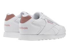 Tenis Reebok Royal Glide Blanco y Oro Rosa para Niño