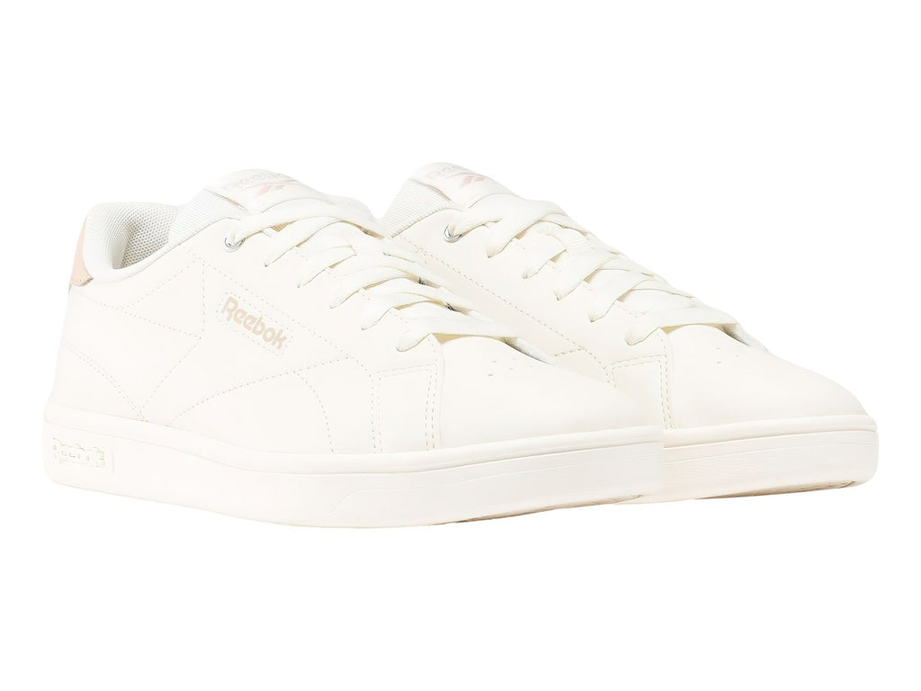 Tenis Reebok Court Clean Blanco y Rosa para Mujer