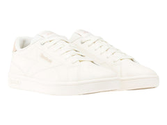 Tenis Reebok Court Clean Blanco y Rosa para Mujer