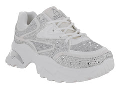 Tenis ATOK Blancos con Plataforma para Mujer