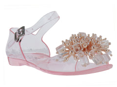 Sandalias Roze Transparentes Rosa para Niña