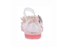 Sandalias Roze Transparentes Rosa para Niña