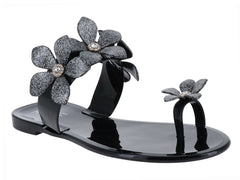 Sandalias ROZE Negro para Mujer