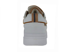 Tenis ATOK Blanco con Detalles Khaki para Hombre