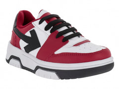 Tenis New Boys Rojo, Blanco y Negro para Niño