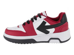 Tenis New Boys Rojo, Blanco y Negro para Niño