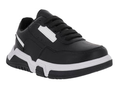 Tenis New Boys Negro con Blanco para Niño