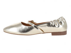 Zapatos Planos ROZE Color Dorado para Mujer