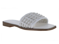 Sandalias ROZE Blancas Trenzadas para Mujer