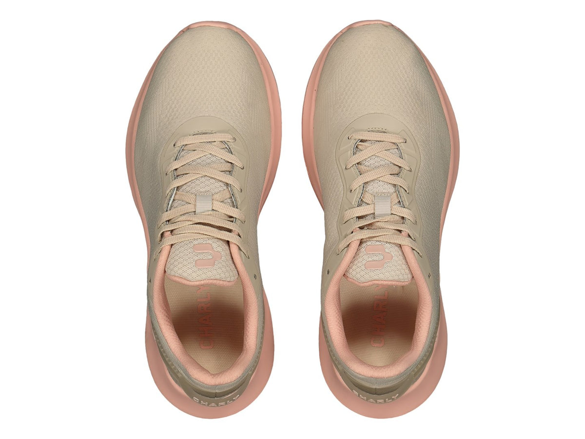 Tenis Charly Beige y Rosa para Mujer