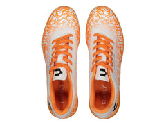 Tenis de Fútbol Charly Blanco y Naranja para Hombre