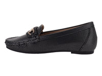 Zapatos Mocasines Roze Negros para Mujer