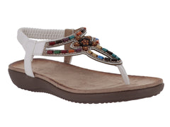 Sandalias ROZE Blancas para Mujer