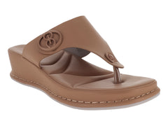 Sandalias ROZE Plataforma Color Café para Mujer