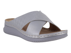 Sandalias ROZE Plateadas para Mujer