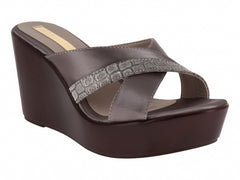 Sandalias Paulie Plataforma Color Plomo para Mujer