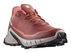 Tenis Salomon Alphacross 5 Rojo Terracota para Mujer